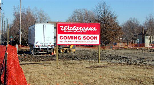 Walgreens Site Sign Install